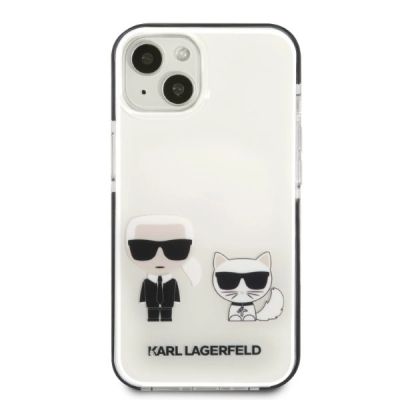 3. Karl Lagerfeld KLHCP13STPEKCW iPhone 13 mini 5.4" hardcase white/white Karl&Choupette