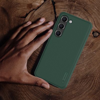 15. Nillkin Super Frosted Shield Pro case for Samsung Galaxy S23+ armored cover + phone stand red