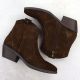 14. Brown women’s leather cowboy ankle boots Big Star SS274463