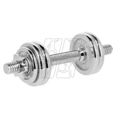 21. Barbells in a CHROME HMS suitcase 2x7,5kg STC15