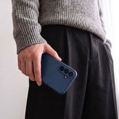 4. Tech-Protect Smart Wallet Case for Samsung Galaxy S26 FE - Matte Navy Blue