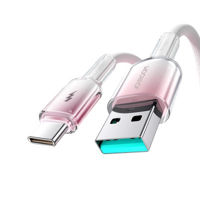 2. Joyroom S-A42 Crystal-Clear Series 3A USB-A - USB-C cable 1.2m - white