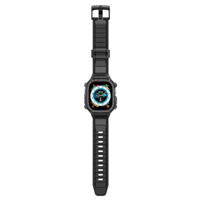 9. Spigen Rugged Armor Pro Apple Watch Ultra (49mm) Strap Case - Black