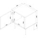 4. Bedside table 2 pcs SIENA 44.5x40x59 black matt