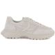 2. Women's leather sports shoes with openwork pattern, beige, Vinceza 41507