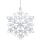 7. SNOWFLAKE HANGING DECORATION 12x12 CM PATTERN 3