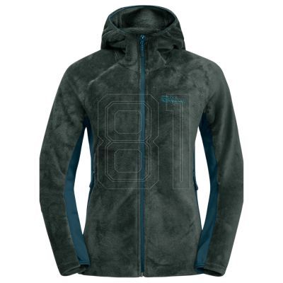 6. Jack Wolfskin Rotwand Hooded FZ W Jacket 1710742_4167