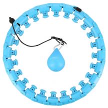 HMS HHW01 hula hoop with studs and weight, blue