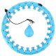 HMS HHW01 hula hoop with studs and weight, blue