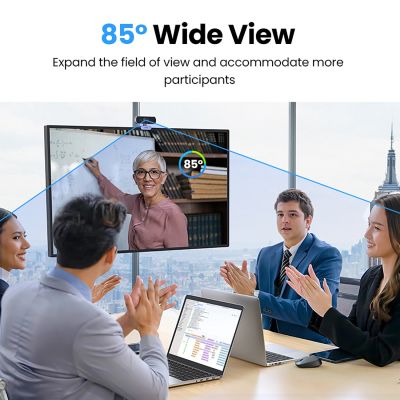 8. Ugreen CM678 USB HD Webcam - Gray