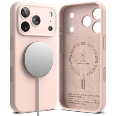 2. Ringke Silicone MagSafe Case for iPhone 18 Pro - Pink