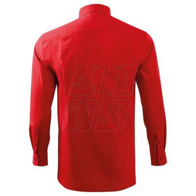 2. Malfini Style LS M MLI-20907 red shirt