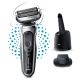 10. Braun Series 7 71-S7200c Foil Shaver Trimmer Black, Silver
