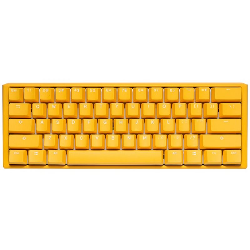 11. Ducky One 3 Mini Yellow Gaming Keyboard USB QWERTY US English Yellow