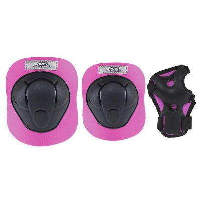 13. Nils Extreme Protectors Set Black and Pink H210 Size L