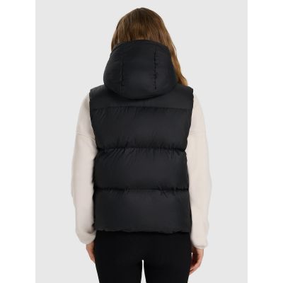 2. Women's down vest with natural filling 4F 4FWAW25TVJAF223-083S