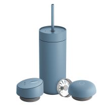 473 ml Carter Move Mug 3in1 thermal mug + 3 Fellow caps powder blue