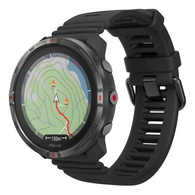 Polar Grit X2 3.25 cm (1.28") AMOLED 44.7 mm Digital 416 x 416 px Touchscreen Black GPS