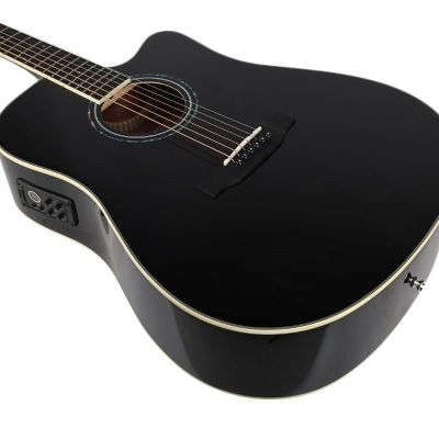 25. V-TONE VEAG1 CE BK - 4/4 electro-acoustic guitar