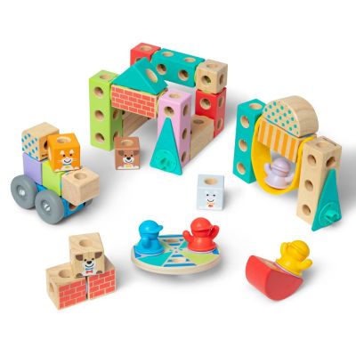2. Melissa & Doug MDT BBN Blockables Town Pyst GML