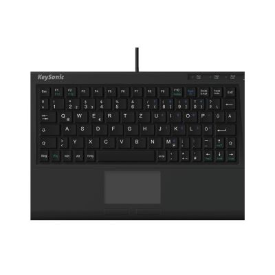 KeySonic ACK-3410 (DE) Office Keyboard USB QWERTZ German Black