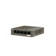 4. PoE switch Tenda TEG1105P-4-63W (5x 10/100/1000Mbps)