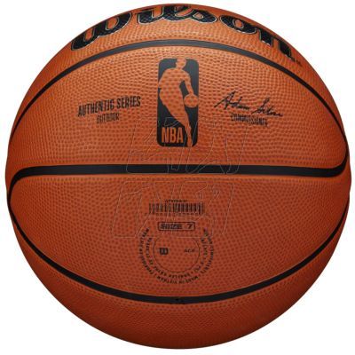 5. Wilson NBA Authentic Series Outdoor Ball WTB7300XB basketball