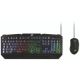 MediaRange MRGS102 Keyboard with Mouse Included Gaming USB QWERTZ German Black