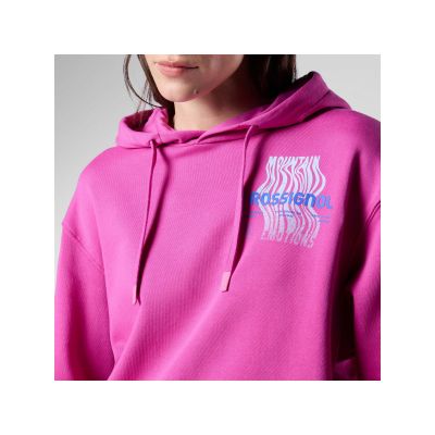 3. ROSSIGNOL W Waterfall H women's sweatshirt pink