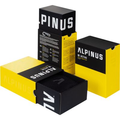 18. Alpinus Active Base Layer Thermoactive T-shirt Black and Gray M GT43189
