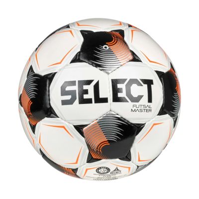 2. Select Futsal Master Grain v26 FIFA Basic Football – White/Black/Orange 1014386/310020