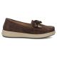2. Brown Filippo DP6457 Leather Suede Loafers with Bow