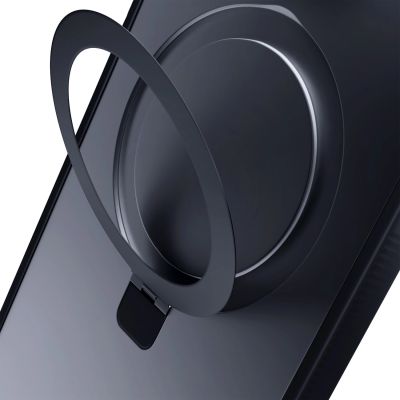 4. 3mk Smoke Case Mag&Stand for Apple iPhone 16 pro max - black