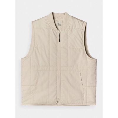 8. Men's down vest with stand-up collar 4F 4FRAW24TVESM171-12S