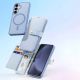 10. Dux Ducis Lawa Leather Case for Samsung Galaxy S25+ with Detachable Magnetic Wallet - Blue