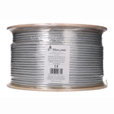 8. Extralink CAT6A FFTP (F/FTP) INDOOR TWISTED PAIR 305M Network Cable