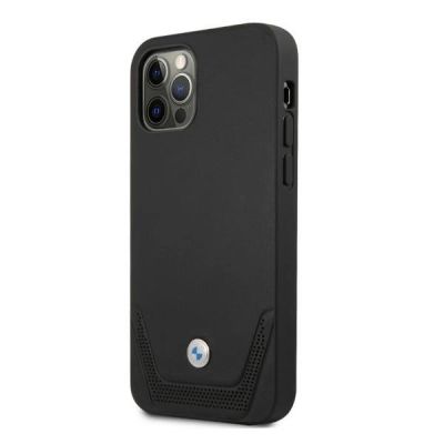 2. BMW Leather Perforate Case for iPhone 12 / iPhone 12 Pro - Black