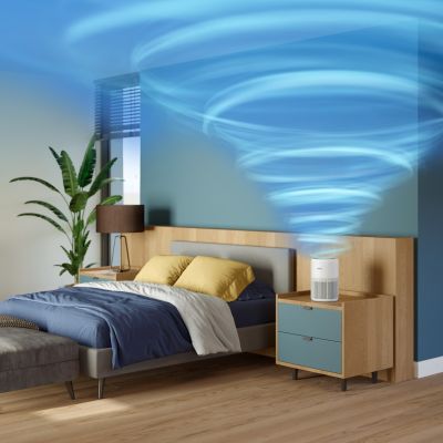 10. Philips AC0920/10 air purifier 65 m2 49 dB 21 W White