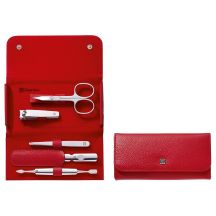 ZWILLING 97546-003-0 Nail Care Set Stainless Steel Red