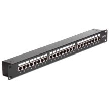 Delock 43295 Patch Panel - Cat6 - Rack Mount - 1U - 44 mm - 44 mm
