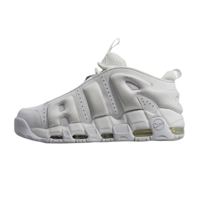 2. Nike Air More Uptempo Low Triple White Men's Sports Shoes - FZ3055-100
