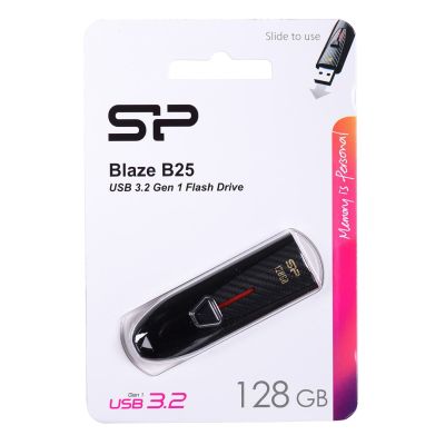 2. Pendrive Silicon Power Blaze B25 128GB USB 3.1 black