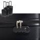36. SET OF 3 SUITCASE 18/22/26 INCHES BLACK SLAZENGER