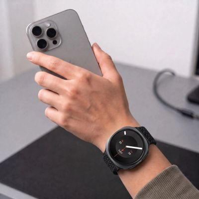 6. Tech-Protect NylonMag Strap for Samsung Galaxy Watch 40/44/46mm - Black