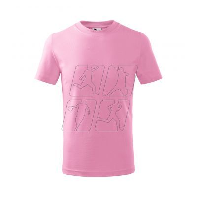 3. Children&#39;s T-shirt Basic Malfini MLI-13830 pink