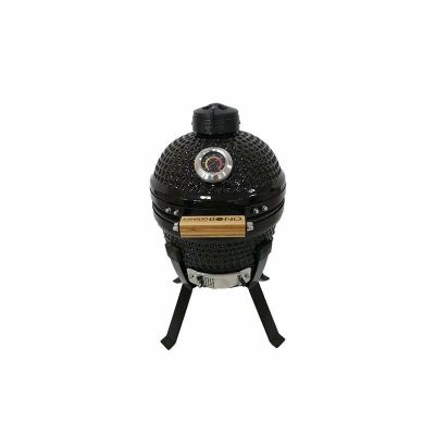 5. Kamado Bono Picnic Ceramic Grill 13” Kamado barbecue/grill Cart Charcoal (fuel) Black