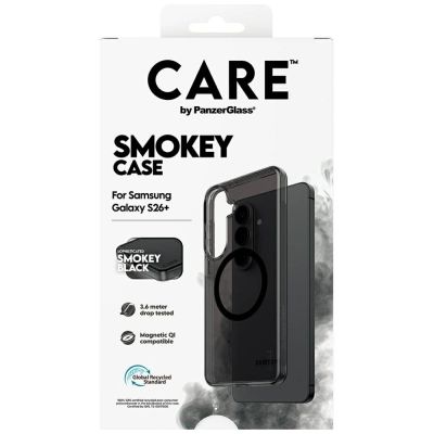 6. CARE by PanzerGlass Urban Explorer Smokey Case w. Black Qi for Samsung Galaxy S26+ - Black