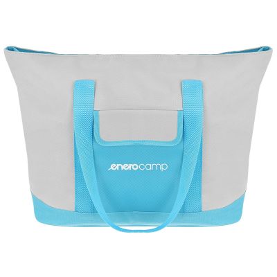 10. ENERO CAMP BLUE AND GREY THERMAL BAG 25L