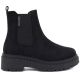 2. Women's suede ankle boots on the platform, black Big Star UU274858