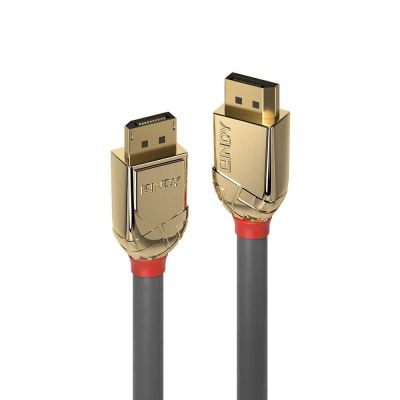 4. Lindy 5m DisplayPort 1.2 Cable, Gold Line